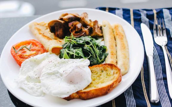 Irish mackerel breakfast